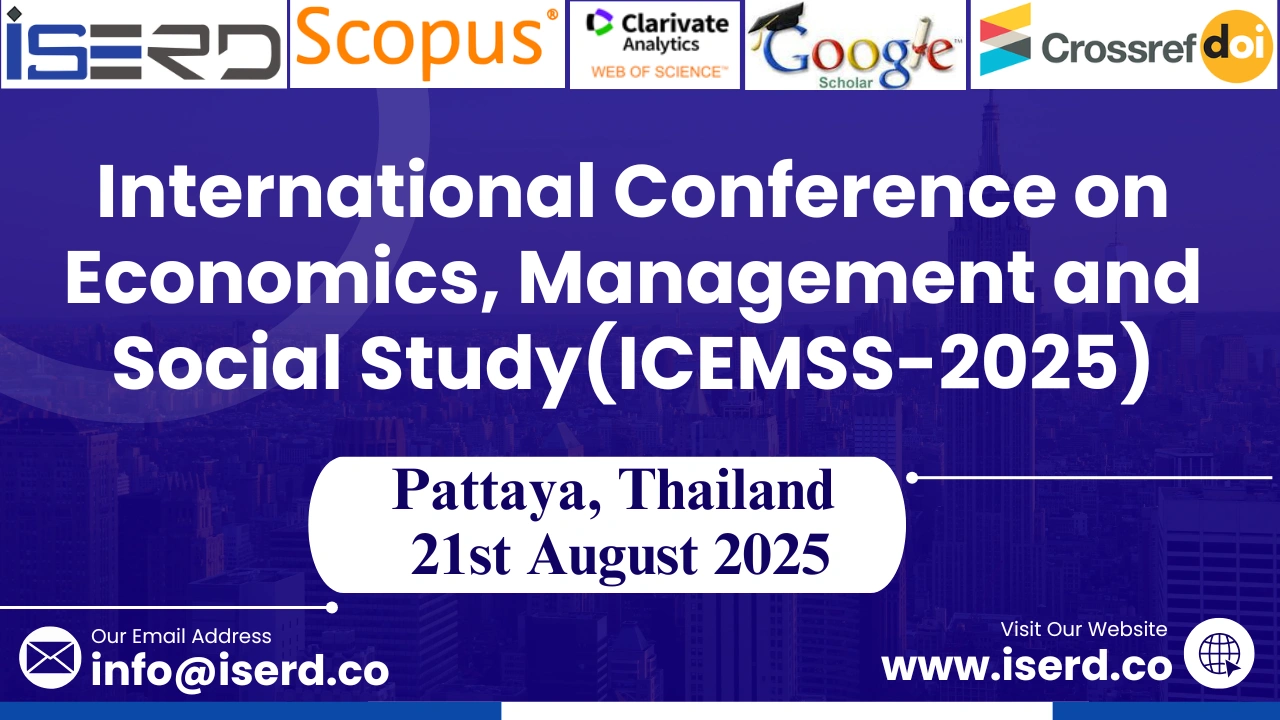 Economics, Management and Social Study Conference in Thailand